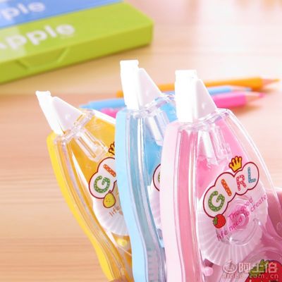 寶利惠263韓國(guó)文具 可愛甜蜜水果女孩修正帶，點(diǎn)亮學(xué)生文具新時(shí)尚
